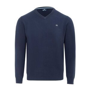 Giorgio Mens Polyester V Neck Sweater / Navy
